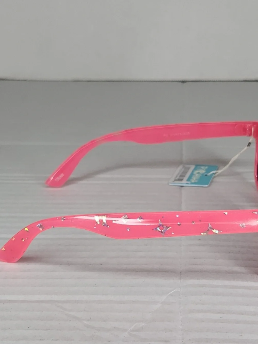 New Kidz Piranha 62062 Sugar Bubblegum Pink Stars Sparkle Sunglasses UVA UVB